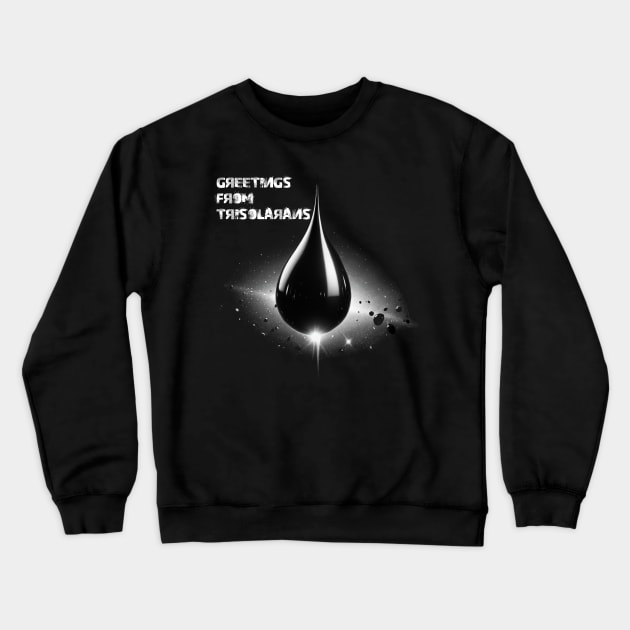 Three body problem Crewneck Sweatshirt by orange-teal